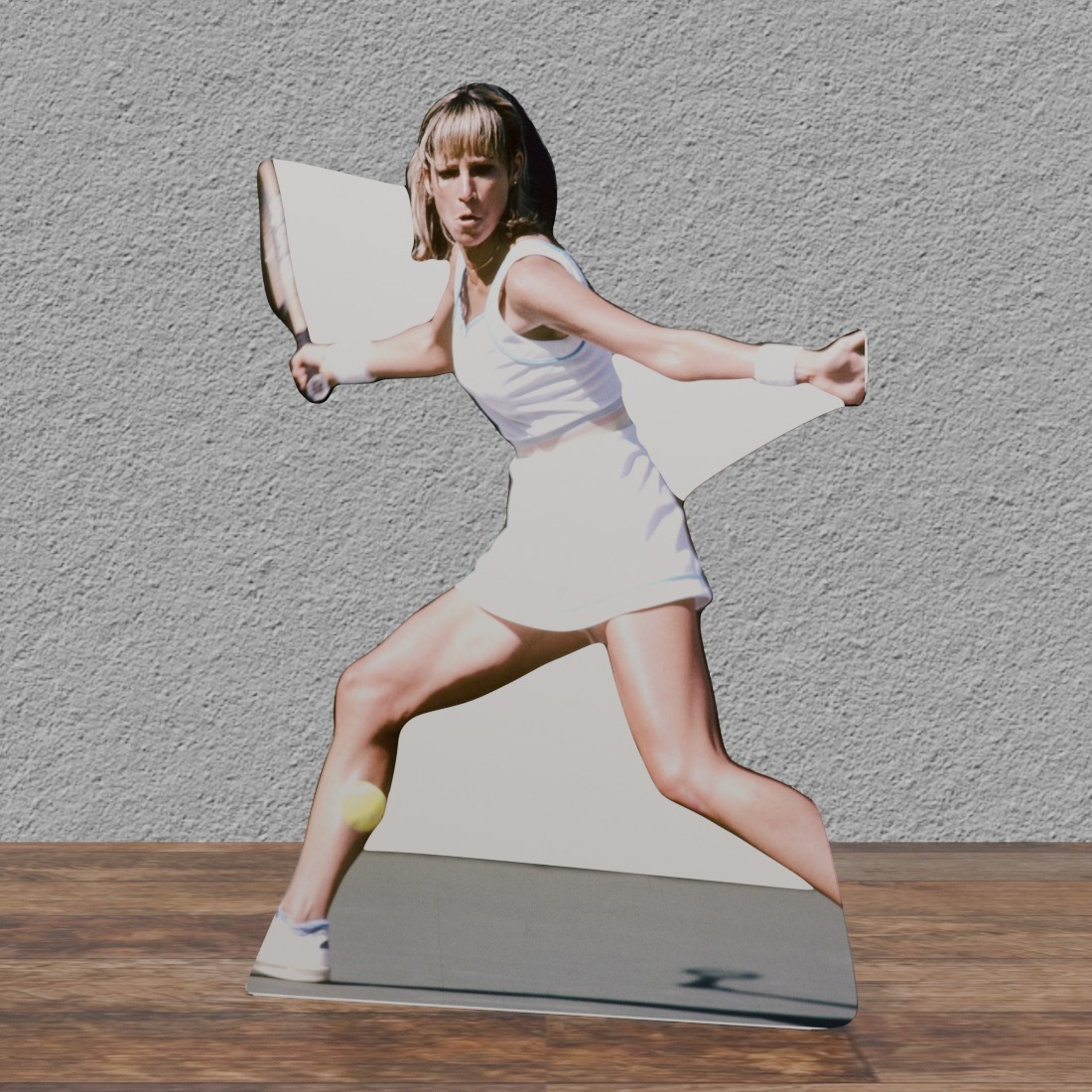 Chris Everett - # 1 World Tennis Player - 65" Tall- "Life Size Cardboard Cutout Standee