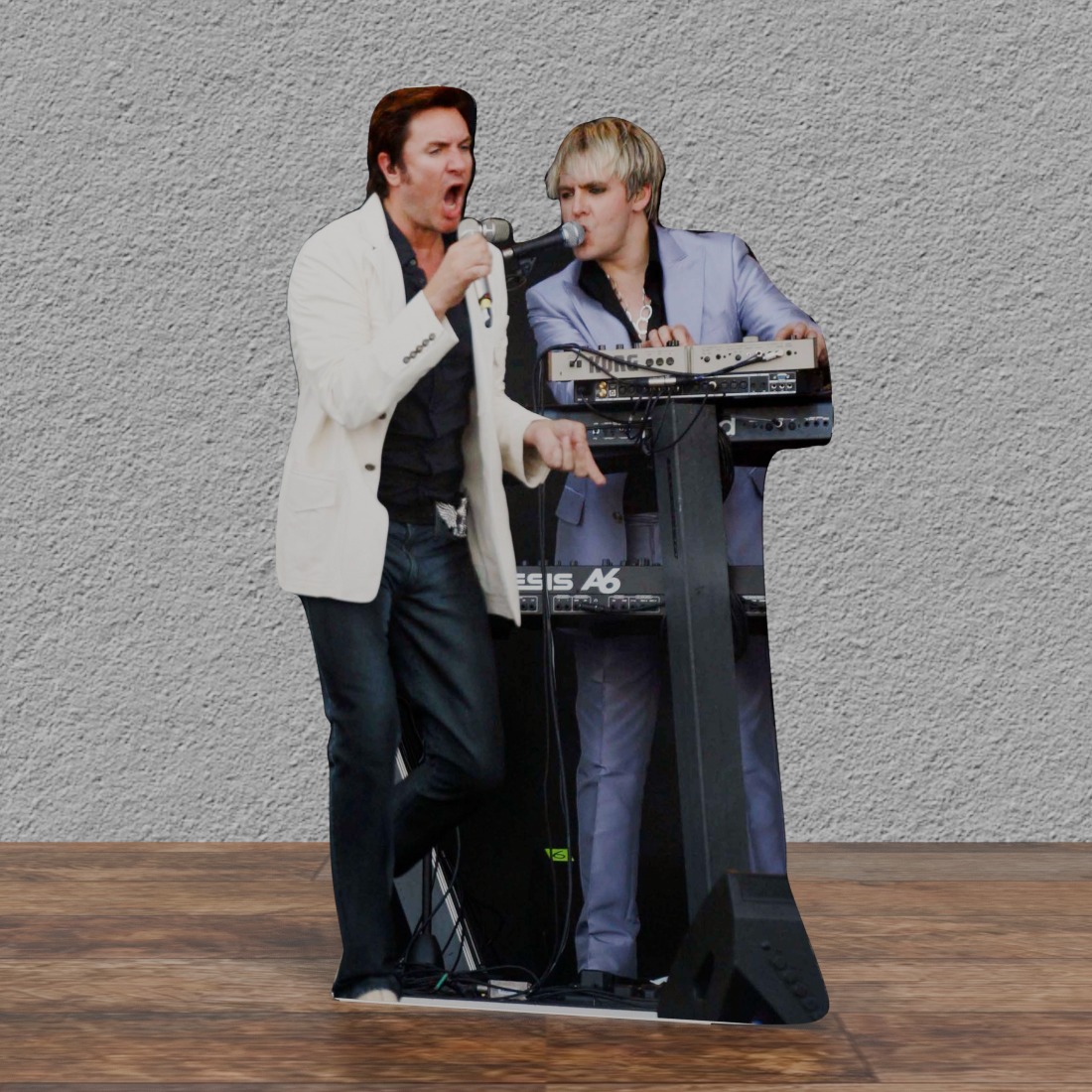 Duran Duran Simon LE BON & Nick Rhodes - 72" Tall Cardboard Cutout Standee