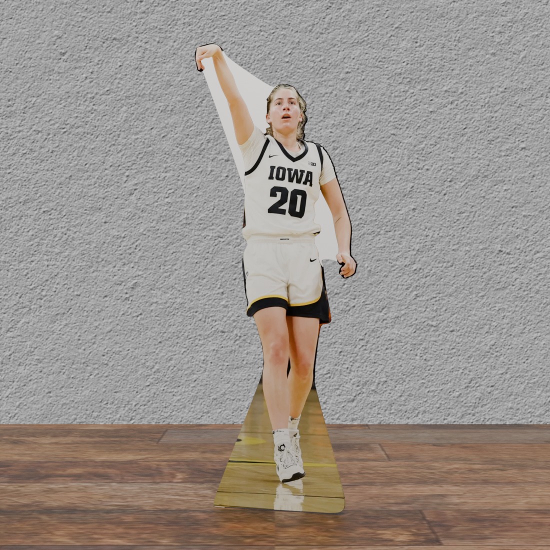 Kate Martin Iowa Hawkeye 80" Tall Cardboard Cutout Standee