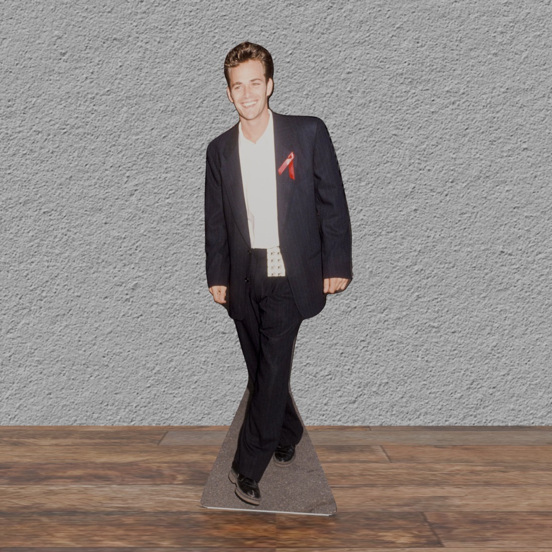 Luke Perry - BIG Smile - 90's - 70" Tall Life Size Cardboard Cutout Standee