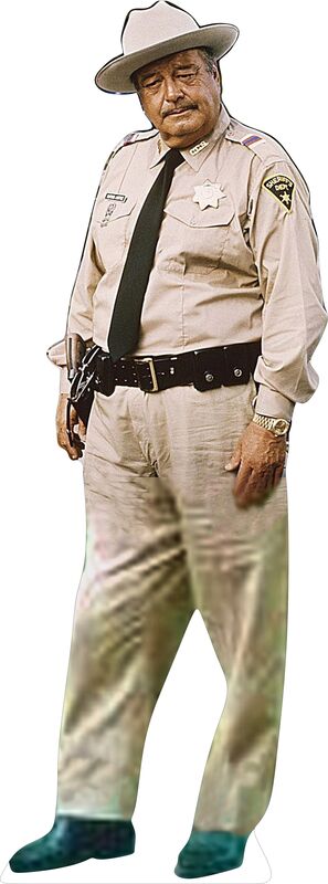 SHERIFF BUFORD JUSTICE-JACKIE GLEASON#2 70" TALL CARDBOARD CUTOUT STANDEE - PARTY DECOR (Copy)