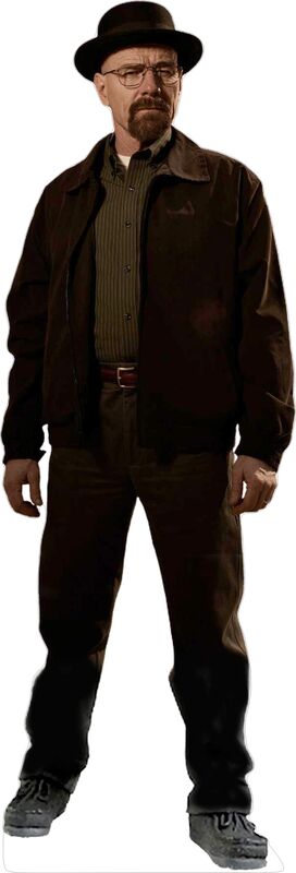 BREAKING BAD WALT HEISENBERG 72" TALL CARDBOARD CUTOUT STANDEE - PARTY DECOR (Copy) (Copy)