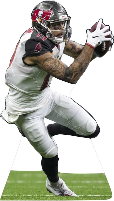 MIKE EVANS TAMPA BAY BUCANEERS 77" TALL CARDBOARD CUTOUT STANDEE - PARTY DECOR (Copy) (Copy)
