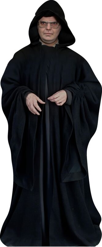 DWIGHT SCHRUTE THE OFFICE SITH LORD 74" TALL CARDBOARD CUTOUT STANDEE - PARTY DECOR (Copy) (Copy)