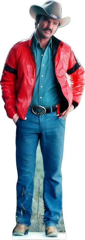 BURT REYNOLDS SMOKEY COWBOY HAT 72" TALL CARDBOARD CUTOUT STANDEE - PARTY DECOR (Copy) (Copy)
