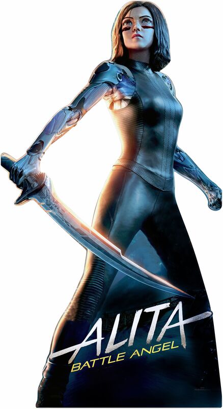 Alita Battle Angel 66" Tall Life Size Cardboard Cutout Standee - PARTY DECOR