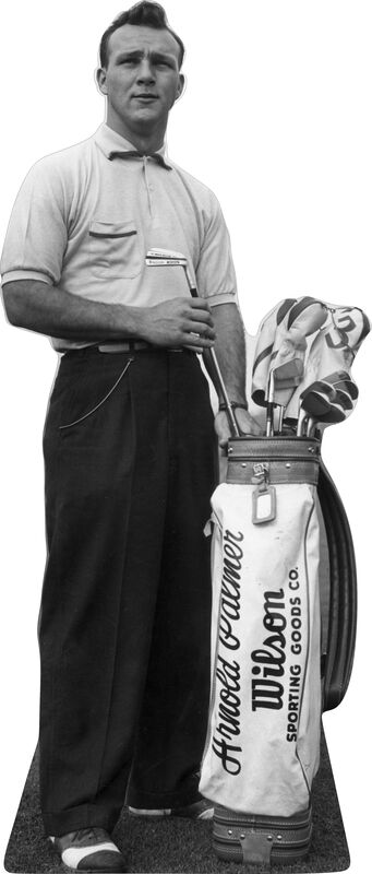 ARNOLD PALMER - GOLF LEGEND -  72" TALL LIFE SIZE CARDBOARD CUTOUT STANDEE - PARTY DECOR