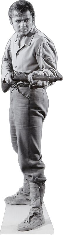 AUDIE MURPHY - HOLLYWOOD FRONTIER MAN - 65" TALL CARDBOARD CUTOUT STANDEE - PARTY DECOR