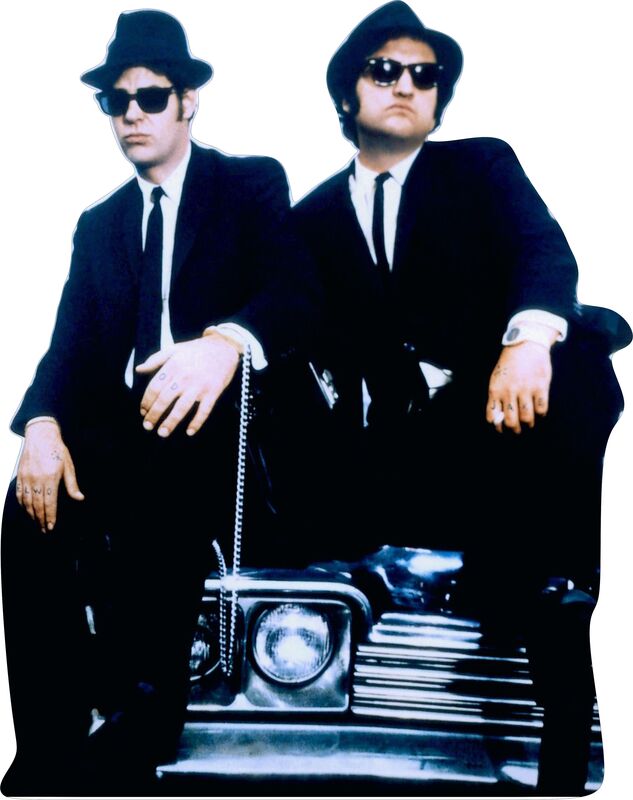 BELUSHI & AYKROYD - 56"TALL LIFE SIZE CARDBOARD CUTOUT STANDEE - PARTY DECOR
