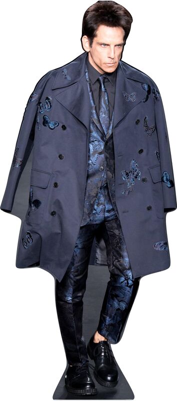 BEN STILLER  - DEREK -ZOOLANDER - 68" TALL CARDBOARD CUTOUT STANDEE - PARTY DECOR