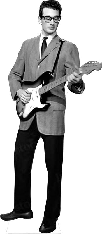 BUDDY HOLLY 72" TALL CARDBOARD CUTOUT STANDEE - PARTY DECOR (Copy) (Copy) (Copy) (Copy) (Copy) (Copy) (Copy) (Copy)