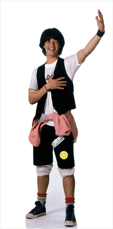 TED - BILL & TED ADVENTURE 80" TALL CARDBOARD CUTOUT STANDEE - PARTY DECOR (Copy) (Copy) (Copy)