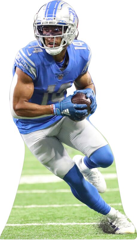 AMON-RA ST.BROWN DETROIT LIONS 72" TALL CARDBOARD CUTOUT STANDEE - PARTY DECOR (Copy) (Copy) (Copy)