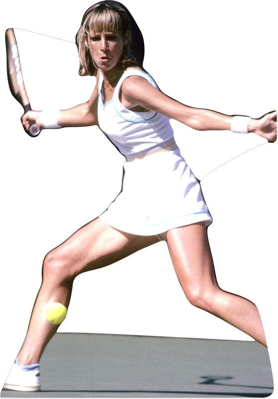 CHRIS EVERETT - # 1 WORLD TENNIS PLAYER - 65" TALL- "LIFE SIZE CARDBOARD CUTOUT STANDEE - PARTY DECOR