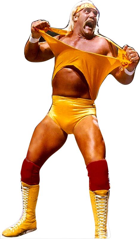 HULK HOGAN #3 79" TALL CARDBOARD CUTOUT STANDEE - PARTY DECOR
