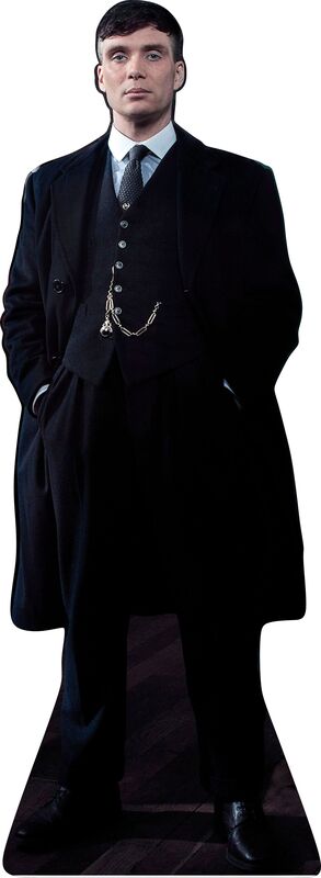 CILLIAN MURPHY - ACTOR - PEAKY BLINDERS' TOMMY SHELBY- BLUE- 69" TALL CARDBOARD CUTOUT STANDEE - PARTY DECOR