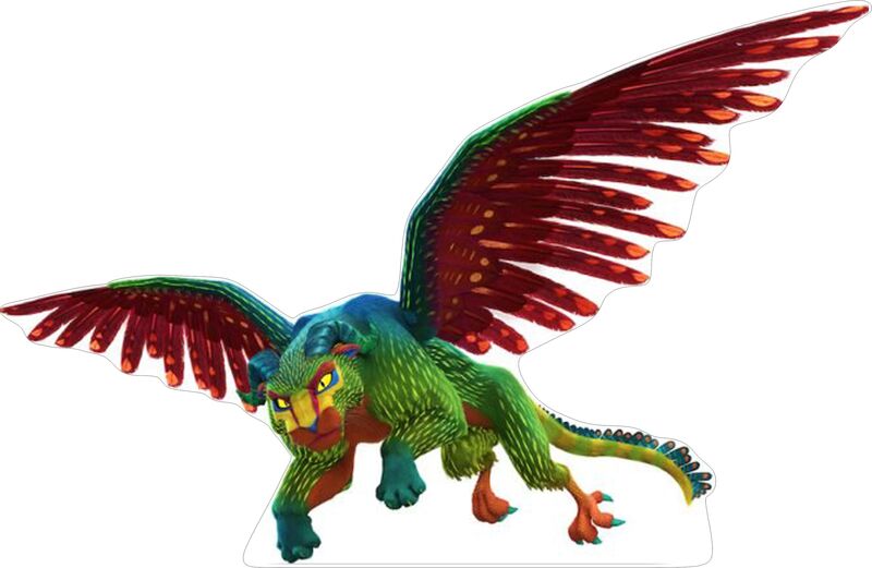 COCO-FLYING ALEBRIDGES - SPIRIT CREATURES -  29 " TALL LIFE SIZE CARDBOARD CUTOUT STANDEE PARTY DECOR