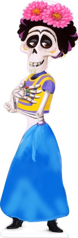 COCO- FRIDA-LAND OF THE DEAD - 65"TALL LIFE SIZE CARDBOARD CUTOUT STANDEE PARTY DECOR