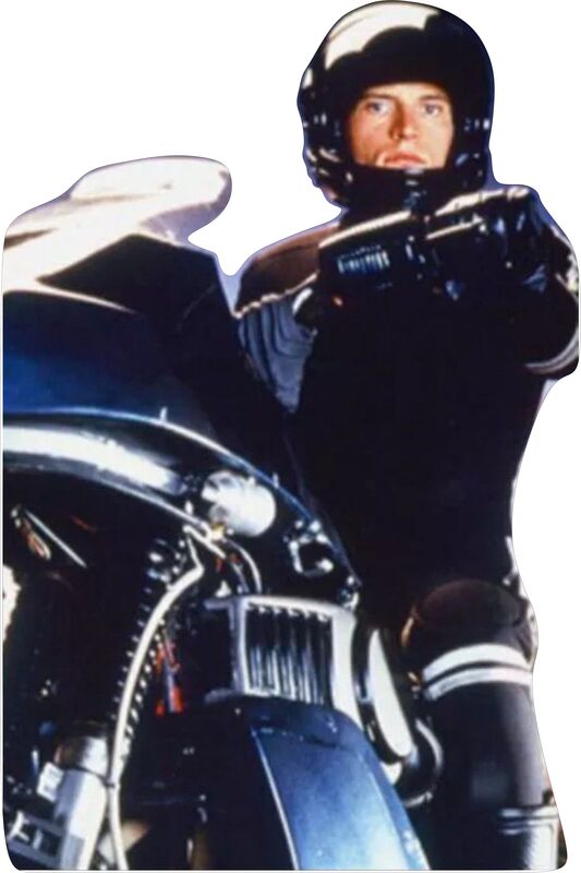 HAWK STREET REX ON BIKE 70" TALL CARDBOARD CUTOUT STANDEE - PARTY DECOR