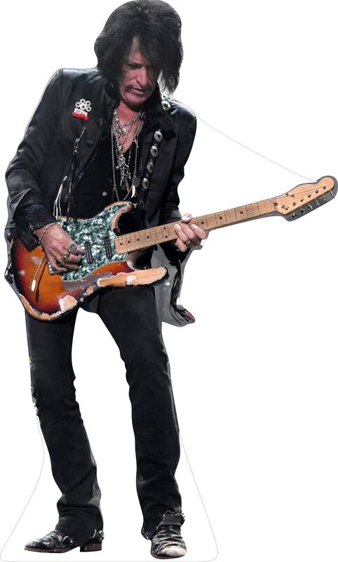 JOE PERRY GUITARIST 69" TALL CARDBOARD CUTOUT STANDEE - PARTY DECOR