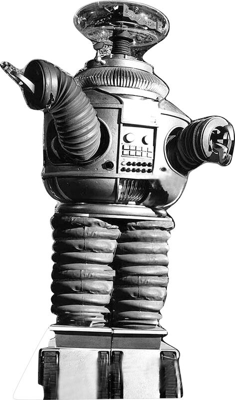 ROBOT b9 LOST IN SPACE 78" TALL CARDBOARD CUTOUT STANDEE - PARTY DECOR