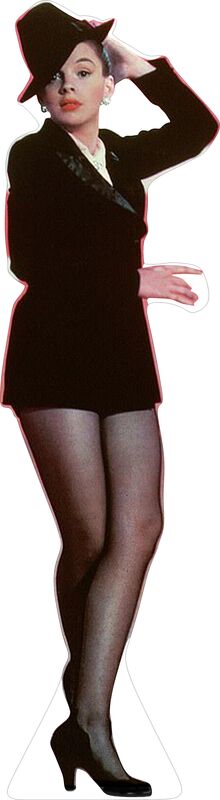 JUDY GARLAND 64"  TALL CARDBOARD CUTOUT STANDEE - PARTY DECOR
