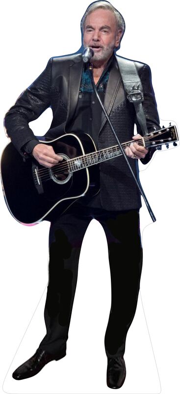NEIL DIAMOND 72" TALL CARDBOARD CUTOUT STANDEE - PARTY DECOR