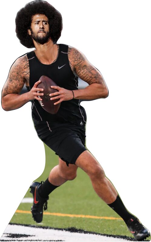 COLIN KAEPERNICK 76" TALL CARDBOARD CUTOUT STANDEE - PARTY DECOR