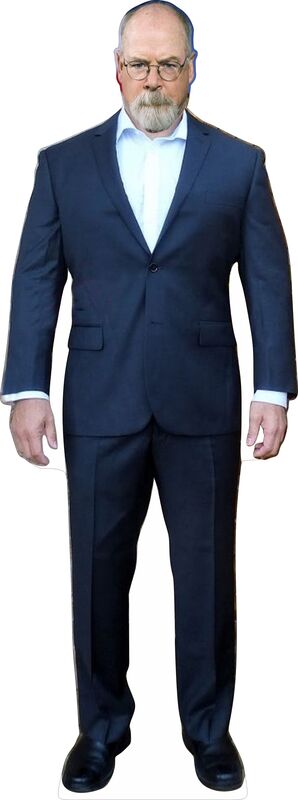 JOHN DURHAM - BLUE SUIT  72" TALL CARDBOARD CUTOUT STANDEE - PARTY DECOR