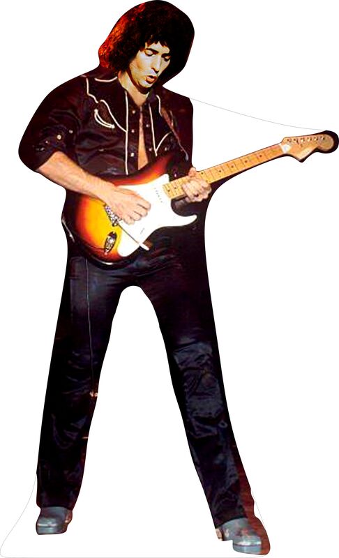 RITCHIE BLACKMORE GUITARIST 70" TALL CARDBOARD CUTOUT STANDEE - PARTY DECOR
