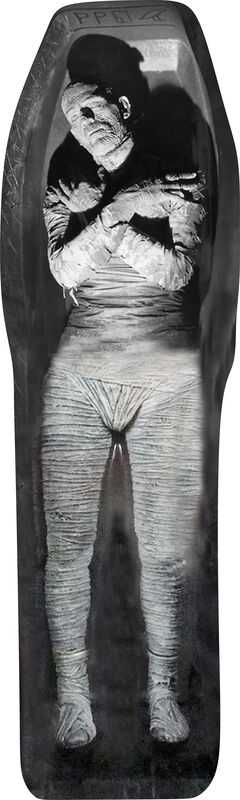 BORIS KARLOFF THE MUMMY (1932) 85" TALL CARDBOARD CUTOUT STANDEE - PARTY DECOR