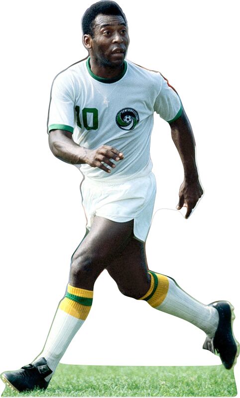 PELE  68" TALL CARDBOARD CUTOUT STANDEE - PARTY DECOR