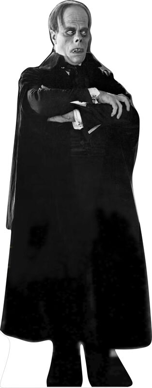 LON CHANEY PHANTOM OF THE OPERA (1925) 74" TALL CARDBOARD CUTOUT STANDEE - PARTY DECOR