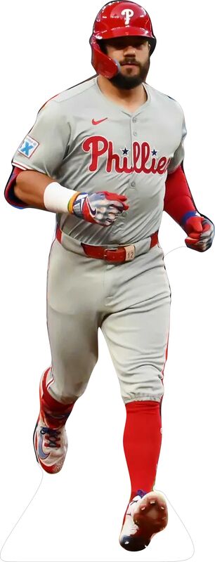 KYLE SCHWARBER PHILA PHILLIES #2 72" TALL CARDBOARD CUTOUT STANDEE - PARTY DECOR (Copy) (Copy)