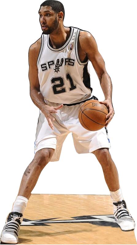 TIM DUNCAN - SPURS 82" TALL CARDBOARD CUTOUT STANDEE - PARTY DECOR (Copy) (Copy) (Copy) (Copy) (Copy) (Copy) (Copy)