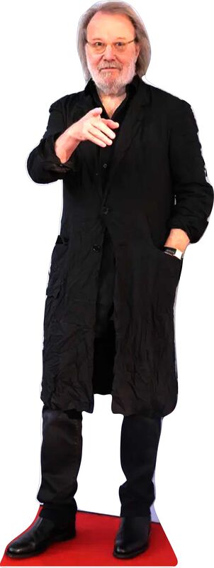 BENNY ANDERSSON ABBA 70" TALL CARDBOARD CUTOUT STANDEE - PARTY DECOR (Copy) (Copy) (Copy) (Copy) (Copy) (Copy) (Copy)