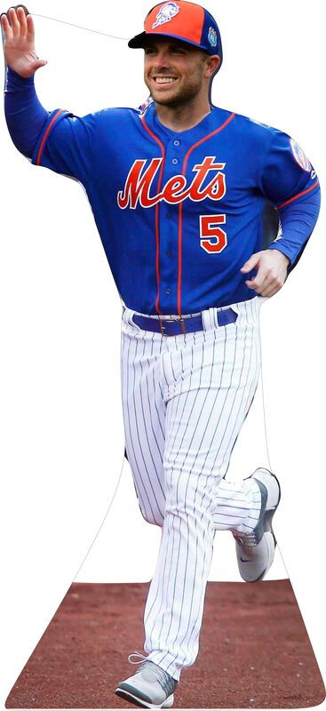 DAVID WRIGHT #5 METS 72" TALL CARDBOARD CUTOUT STANDEE - PARTY DECOR