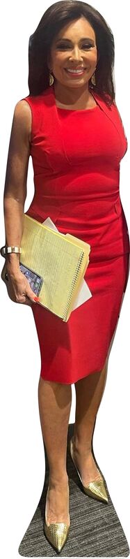 JEANINE PIRRO 64" TALL CARDBOARD CUTOUT STANDEE - PARTY DECOR