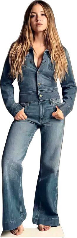 SYDNEY SWEENEY 63" TALL CARDBOARD CUTOUT STANDEE - PARTY DECOR