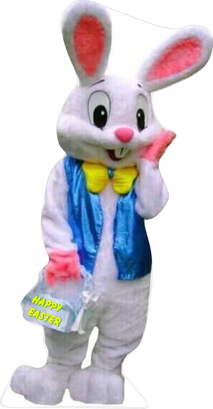 EASTER BUNNY#1 70" TALL CARDBOARD CUTOUT STANDEE - PARTY DECOR (Copy) (Copy) (Copy)